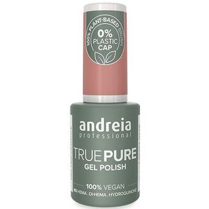 Andreia Professionele Hema Free Gel Polish - TRUE PURE 21 Free en 100% Vegan voor gevoelige nagels - semi-permanente UV LED Soak Off Gel Nagellak - Kleur T29 Nude Pink 10,5ml