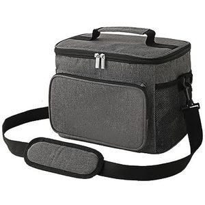 Wandellunchtas, comfortabele geïsoleerde koelrugzak, geïsoleerde anti-verbranding lunchbox, waterdichte tas voor voedselhandtassen, camping metalen lunchbox, lekvrije lunchbox voor picknick buiten