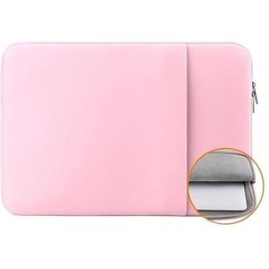 Laptoptas Case Geschikt for Macbook Air Pro 11 12 13 14 15/Xiaomi/Lenovo/Asu/Dell/HP Notebook Beschermhoes (Color : Pink, Size : 15.6-inch)