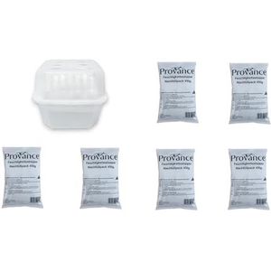 Luchtontvochtiger set box met 6 x 450 g granulaat kamerontvochtiger droger ontvochtiger