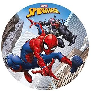 Dekora 231393 Cake Topper SUIKER GRATIS voor SPIDERMAN fans 15.5cm Eetbaar