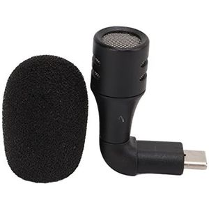 Mini Plug-and-Play-microfoon, High Dynamics Smartphone Video Mini-microfoon Hoge gevoeligheid High Fidelity Omnidirectioneel voor videoconferenties