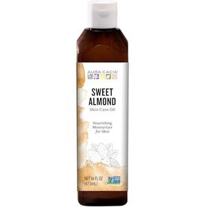 Aura Cacia: Pure Botanical Essence, Sweet Almond Skin Care Oil 16oz (2 stuks)