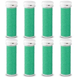 E-Cron compatibele vervangingsrollen met Emjoi Micro Pedi eelt verwijderaar voetvijl, Extra Hard Grof 8 st.