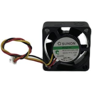 2.5CM 2510 MC25100V2-000U-G99 DC5V 0.43W High Air Volume Micro Cooling Fan
