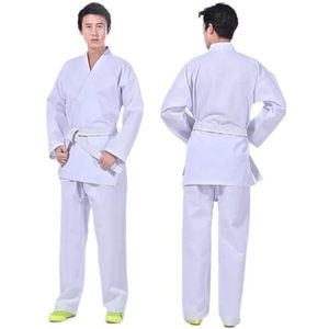 UBOHUZ Judo Kostuums, karate-pak, Jeet Kune Do, Taekwondo pak, neutrale karate-uitrusting voor volwassenen en kinderen, lange mouwen, gi-uniform, judo-accessoires voor mannen, vrouwen, 180