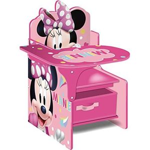Minnie Mouse houten stoel bureau met opbergbak van Nixy Children One Size