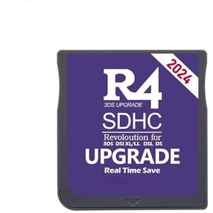 Voor 3DS DSL XL/LL 2024 R4 SDHC Adapter branden kaart Game Card digitale geheugenkaart flashcard- gokken accessoires draagbare (purple)