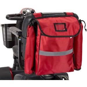 Mobiliteit Scooter Crutch/Walking Stick Bag Rood