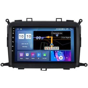 Android 12.0 Car Stereo 9 ""Touch Screen auto audio speler bluetooth stuurwielbediening Voor KIA Carens 2013-2018 auto speler Ondersteunt CarAutoPlay PIP GPS Navigatie Backup Camera (Size : 8Core WIFI