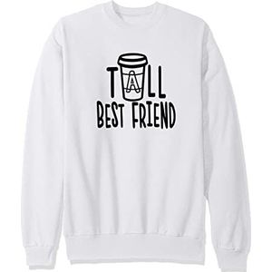 Sevpuikl BFF Pullover Best Friends Sweatshirt voor Beste Vrienden Sweatshirt Bff Sweater Sister Hoodie Pullover, 1 Stuk(WH-TALL-XL)