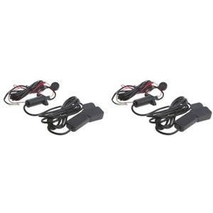 2 set ATV Tuimelschakelaar Afstandsbediening Kabel Conversie Upgrade Lier Kit Zwart
