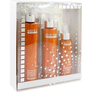 abril et nature - Haarverzorgingsset Reparerend - Nature Plex, STOP Breuk - Pack Shampoo, Masker en Serum voor Zeer Behandeld of Beschadigd Haar - Voorkomt, Beschermt en Herstelt - 550 ml