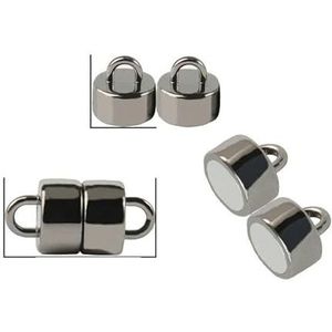 10-5sets roestvrij staal sterke magnetische sluitingen magneet eindsluiting connectoren voor sieraden maken DIY armband ketting accessoires-20x10mm-5 sets_d