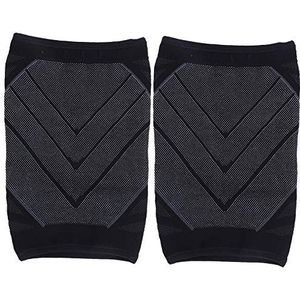 Gek Winkelen Basketbal gebreide kniebeschermer, siliconen antislip strip ademend comfortabel nylon kniebeschermer, voor competitieve sporten dames en heren(XL code)