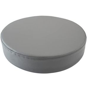 leren eetkamerstoel kussen, Ronde Keuken Eetkamerstoel Zitkussen Stoelkussen - Hoge Kruk Stoelkussen - Barstoel Zitkussen Billenkussen(Gray,40 * 40 * 5cm)