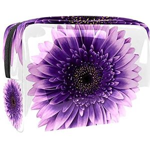 Waterdichte cosmetische tassen, Roze bloem patroon reizen cosmetische tassen, multifunctionele draagbare make-up tassen, reizen cosmetische tas organizer voor vrouwen