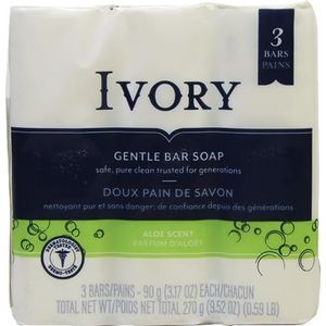 Simply Ivory Aloë Bath Bar by Ivory, 3 Count by Ivory