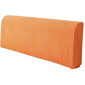 Bedhoofdbordhoes, Polyester hoofdbordhoes, veelkleurig, 150/180/200x50-60cm(Orange,W180 x H50-60cm)