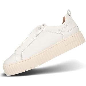 Salamander Businessschoenen voor dames, sneakers voor dames, uitneembaar voetbed, Wit 2000, 37 EU