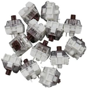 100 Stukken 3 Speldschakelaar voor MX-Mechanisch Toetsenbord, CIY-Contactdozen SMD (Bruin)
