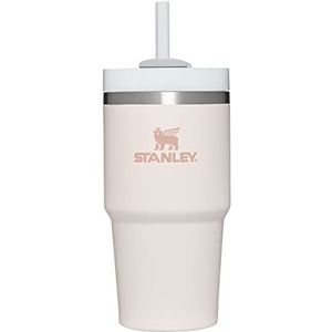 STANLEY Quencher H2.O FlowState™ Roestvrijstalen vacuüm-geïsoleerde beker met deksel en rietje, voor water, ijsthee of -koffie, smoothie en meer