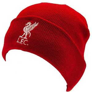 Liverpool FC gebreide muts met envelop, rood, One Size