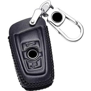 Autosleutel beschermhoes Sleutel Cover Autosleutel Case Voor Bmw 520 525 F30 F10 F18 118i 320i 1 3 5 7 Serie X3 X4 M3 M4 M5 Bescherming Shell Toplaag Leer Sleutel Shell(1 UK)