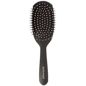 DESSANGE - Haarborstel - van nylon - Alle haartypes - Comfortabel diep ontwarren - Zacht - Zachte bol - Eendelig design - Massagenoppen