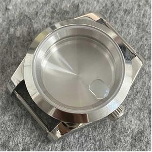 CBLDF 39 mm horlogekast roestvrij staal saffierglas compatibel for NH35 NH36 uurwerk metalen dichte onderkant horlogeaccessoires for heren dames (Size : Magnifying glass)