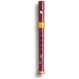 Mollenhauer 4119R Adri's Dream Recorder Sopraan Barok Vingering Peer Hout Rood