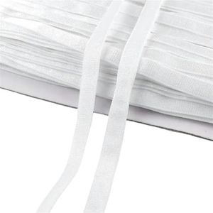 Naai-elastisch band, 10/20M 6-40mm Spandex Ondergoed Nylon Elastische Band BH-bandjes Webbing Tape DIY Kledingriem Rubberen Banden-20METERS_25MM-Zwart(White,20METERS-35MM)