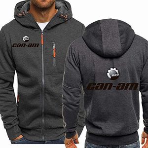 Heren hoodies jassen voor Can-am, nieuwigheid zachte sweatshirts met rits tops atletische vesten jassen lichtgewicht trui voor tieners volwassenen, verjaardagscadeaus,Dark Gray-M