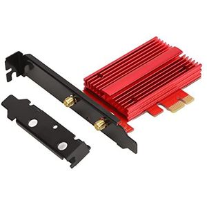 Wifi 6-adapter, Pcie Wifi-kaart Triple Band voor Desktop