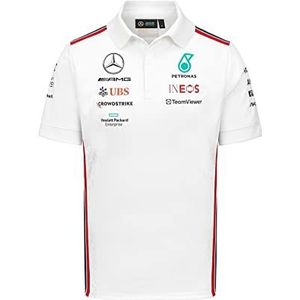 MERCEDES AMG PETRONAS Formula One Team - Team-Polo 2023 - Wit - Mannen - Maat: L, wit