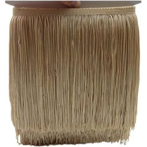 Zijdeachtige Satijn Stof 1 Yard 20 CM Lange Polyester Kwastje Fringe Kant Trim Lint Naai Latijnse Jurk Podium Kledingstuk Gordijn Accessoires voor Kleding DIY (Huidkleur)