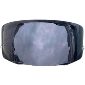 Motorhelm vizier lens, Helmvizier, I90-vizier for HJC HJ33 I90-helmschild Uv-bescherming Capacetes Visera Winddicht Cascos Windscherm Moto Helmen Onderdelen (zwart - alleen for gebruik overdag)(Black-
