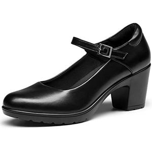 DREAM PAIRS Gesloten hakken voor dames.,Size 40,Zwart,SDPU2231W-E