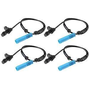 Sensor wieltoerental 4 STUKS Links Rechts ABS Sensor Voor BMW E39 520i 525i 528i 530i 540i M5 1998 1999-2003 34526756375 34520025723 34521165534 Snelheid Snelheidsmeter(Rechtsvoor)