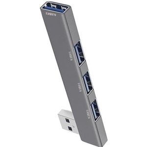 - USB 4-poorts extender | Draagbare USB Adapter Multiport Expander voor Desktop, Laptop, Flash Drive, Printer, PC, Toetsenborden