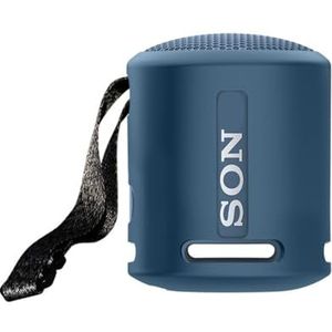 Speaker Beschermhoes voor Sony SRS-XB100 XB13, siliconen hoes, valbescherming, stofdicht, audiobescherming, hoes (blauw)