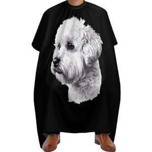 Salon Cape Bichon Frise Hoofd Kapper Cape Professionele Kapsel Cape Verstelbare Haar Snijden Cape Voor Herbruikbare Thuis Kapper Accessoires 140x168cm