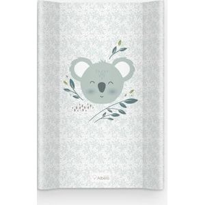 Koala aankleedmat voor babybed, 47 x 80 cm, met veiligheidspoten, aankleedmat, afwasbaar, waterdicht, luiertafel, accessoires, koala, baby