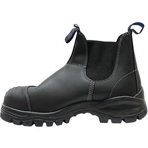 Blundstone Chelsea-laarzen voor werk en veiligheid voor heren, zwart platina, 44 EU