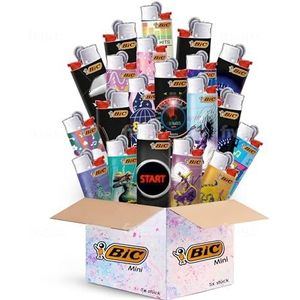 BIC - Mini Aanstekers - 5 Stuks - Mix Mini