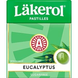 Cloetta Lakerol Eucalyptus pastilles 10 dozen of 25g