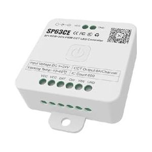 All-in-One LED Controller SP630E DC5V-24V SPI Pixel 5-kanaals RGB RGBW PWM Licht WS2811 5050 3528 FCOB 2.4G afstandsbediening (alleen SP630E)