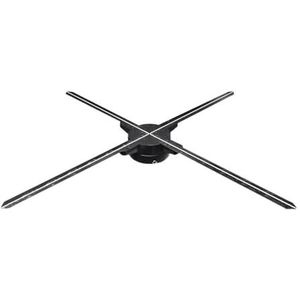 Vier Bladen 1920 * 1080 1 Meter 100cm Indoor Reclame Hologram 3d Holografische Blote Ogen 3d Led Fan met Wifi App Controle Brede toepassing