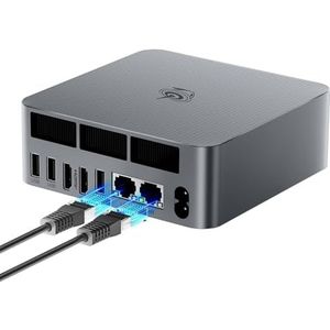 Beelink EQi12 Mini PC met Intel Core i5-1235U processor (10C/12T, tot 4,4 GHz), Mini Computer met 16 GB DDR4 RAM, 500 GB M.2 PCIe 4.0 SSD, Dual 4K Display/HDMI/1000M LAN/WiFi 6/BT5.2/WOL