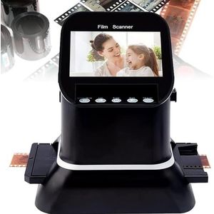 Diascanner for films, 120 hoge resolutie filmscanner, 1080p digitale filmconverter, converteert 35mm, 135, 126, 127 negatieven en dia's naar digitale JPEG, ondersteunt voorbeeldweergave van afbeelding